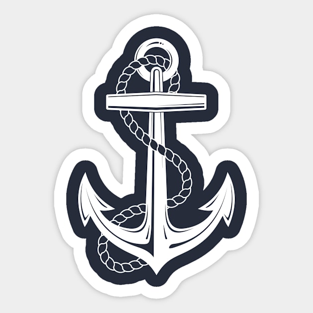 White Anchor Sticker by CafePretzel